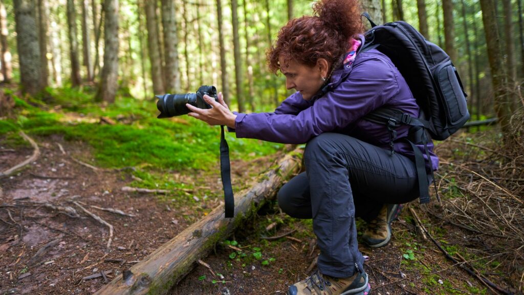 hiking with camera gear